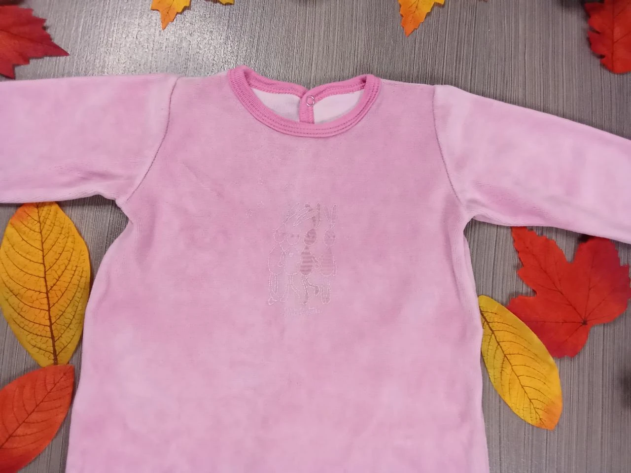 Pijama 1 peça rosa Petit Bateau 9 meses – photo 3